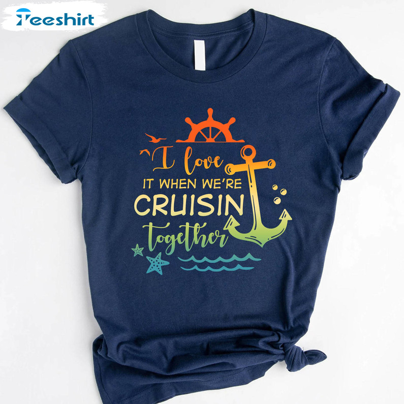 Cruise Squad Shirt, Funny Besties Cruise Vacation Unisex T-shirt Crewneck