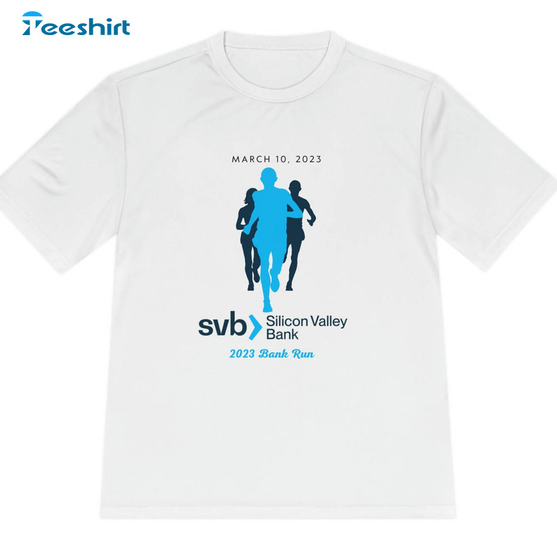Svb Silicon Valley Bank Shirt, Corporate Run Unisex T-shirt Long Sleeve