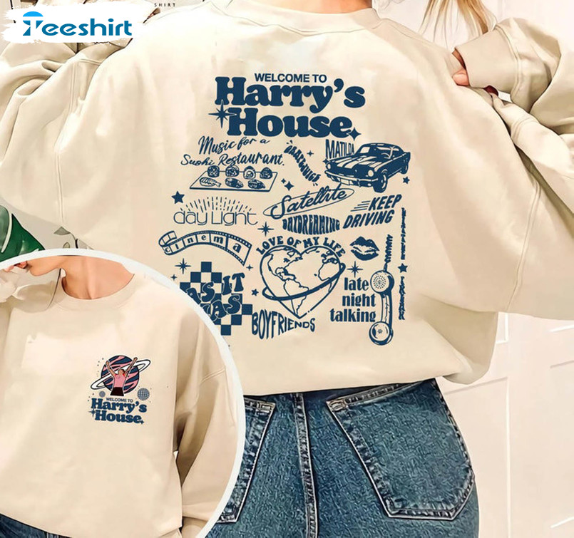 Harry's House Shirt, Harry New Album Short Sleeve Unisex Hoodie