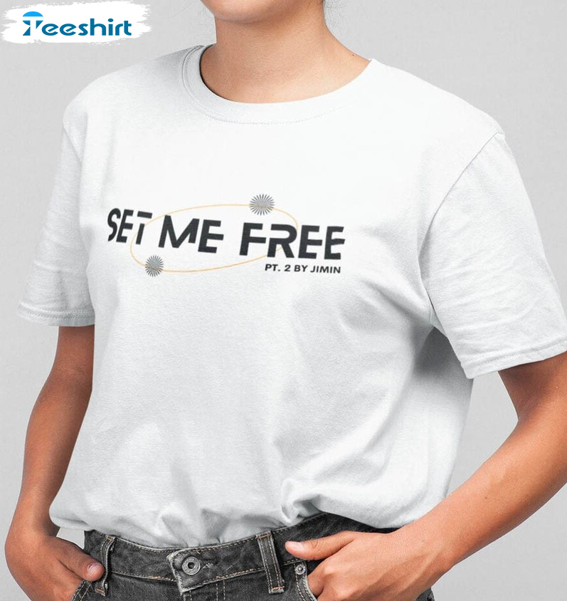 Jimin Set Me Free Shirt, Trendy Bts Armys Unisex Hoodie Crewneck