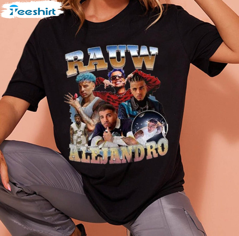 Rock Music Rauw Alejandro Word Tour 2023 Shirt, Trendy Saturno 2023 Unisex T-shirt Sweater