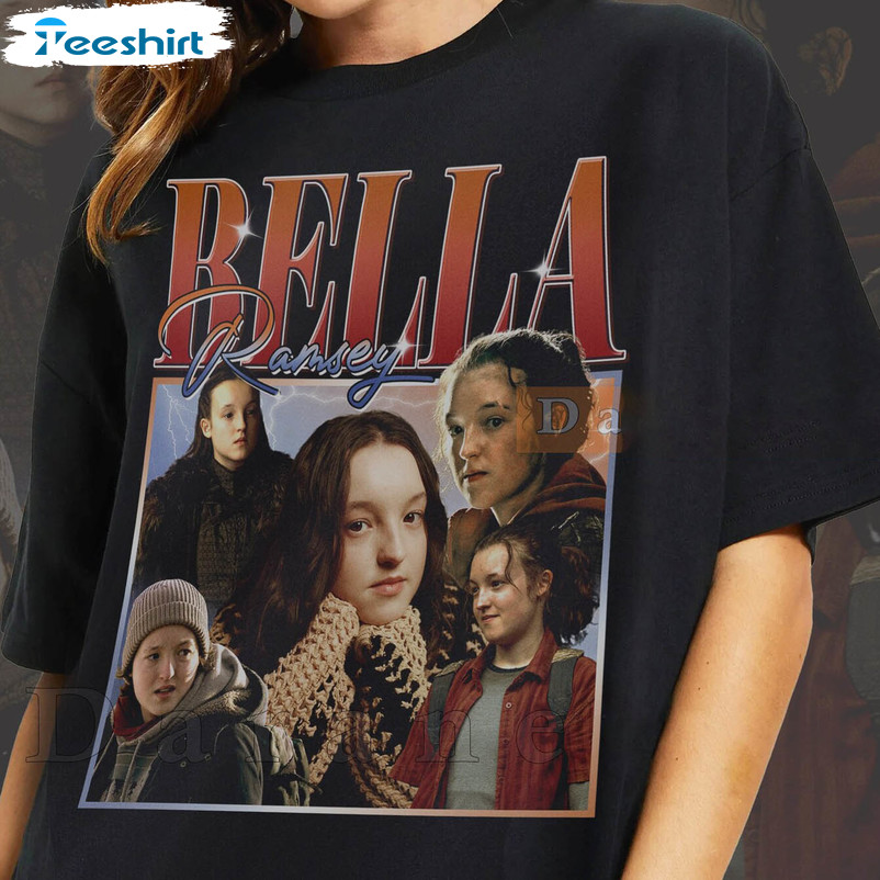 Bella Ramsey Trendy Shirt, Vintage Unisex T-shirt Long Sleeve