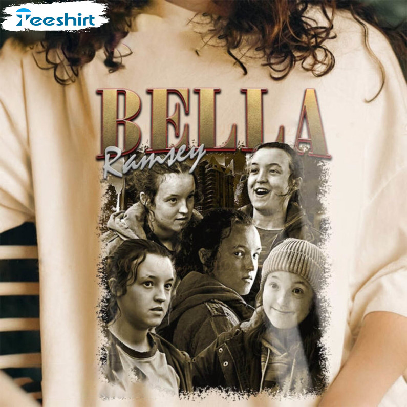 Bella Ramsey Vintage Shirt, Bella Ramsey Homage Long Sleeve Unisex T-shirt