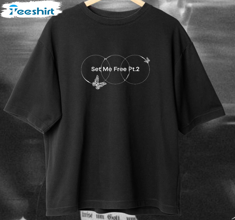 Jimin Set Me Free Shirt, New Album Tee Tops Unisex Hoodie