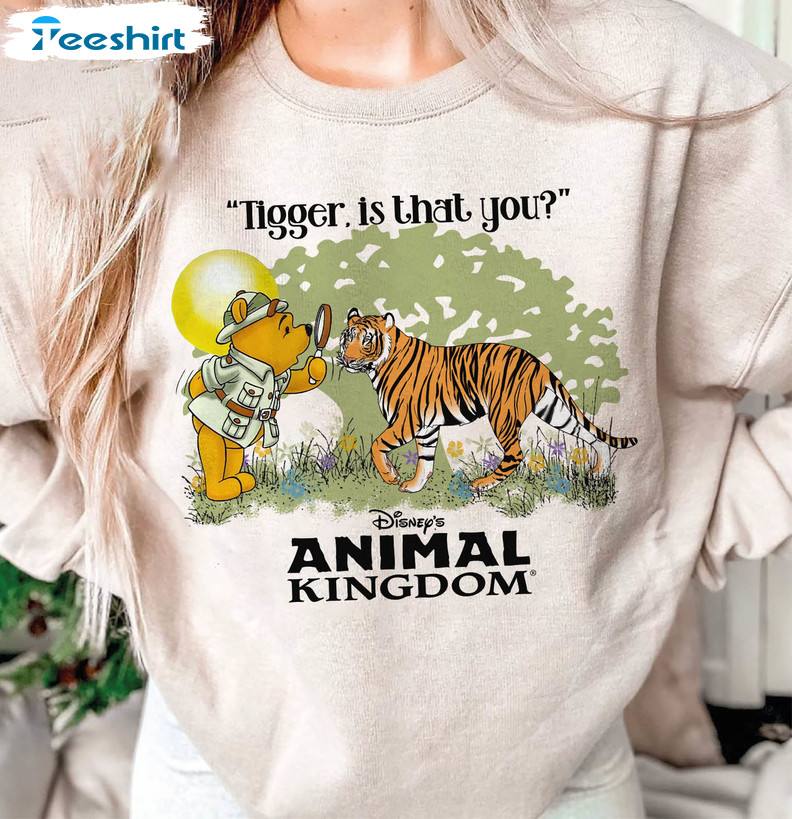 Disney Animal Kingdom Shirt, Vintage Winnie The Pooh Unisex T-shirt Short Sleeve