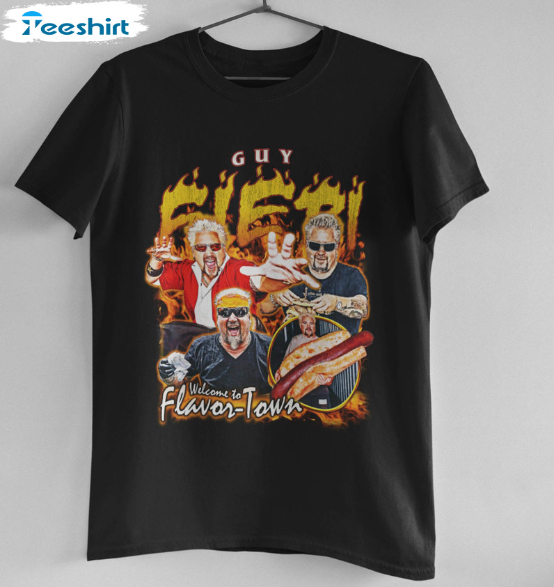 Welcome To Flavortown Shirt, Guy Fieri Sweater Crewneck