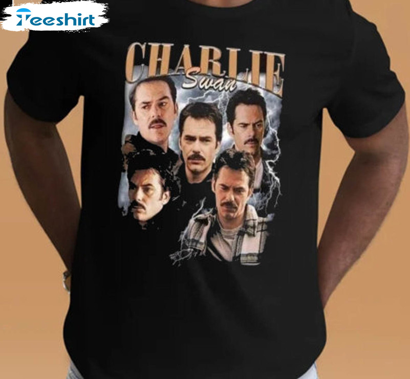 Vintage Charlie Swan Shirt, Billy Burke Unisex T-shirt Crewneck