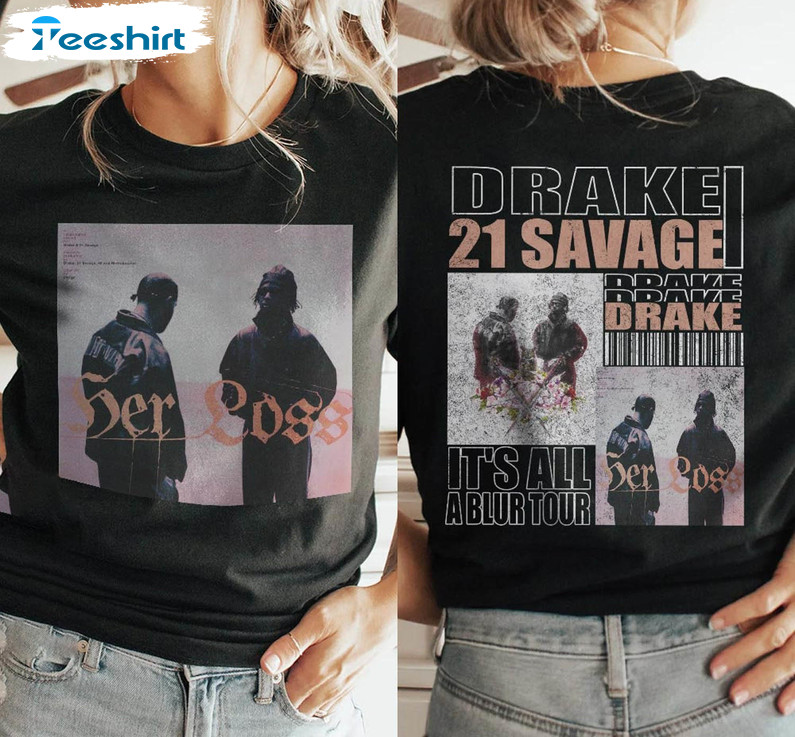 It's All A Blur Tour Vintage Shirt, Drake V3 21 Savage Long Sleeve Unisex T-shirt