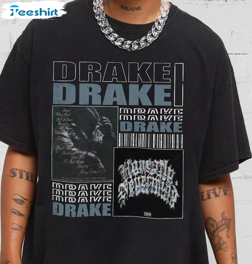 It's All A Blur Tour Funny Shirt, Vintage Drake Hip Hop Crewneck Long Sleeve