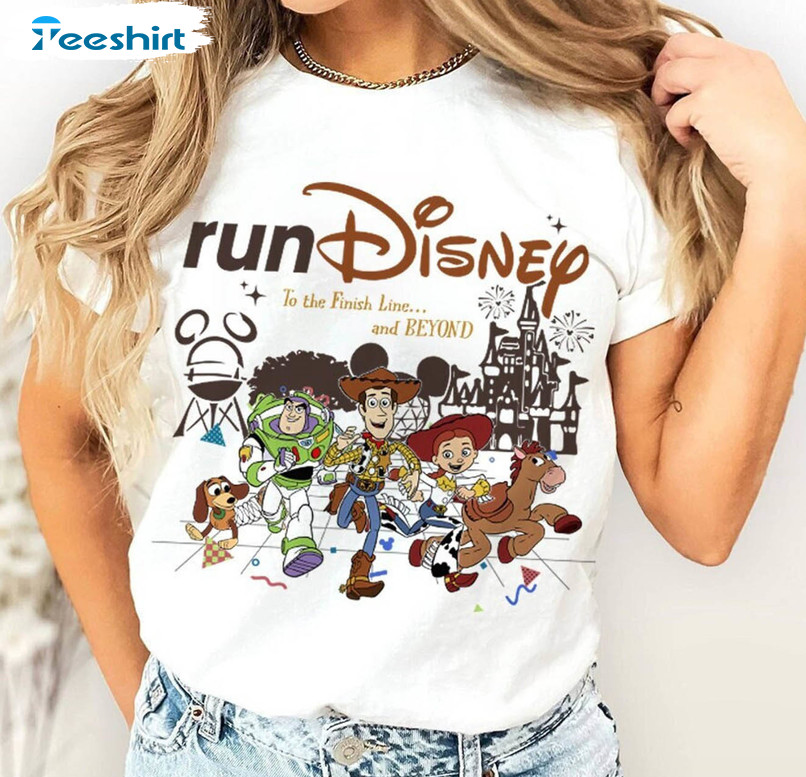 To The Finish Line And Beyond Shirt, Disney Toy Story Long Sleeve Unisex Hoodie