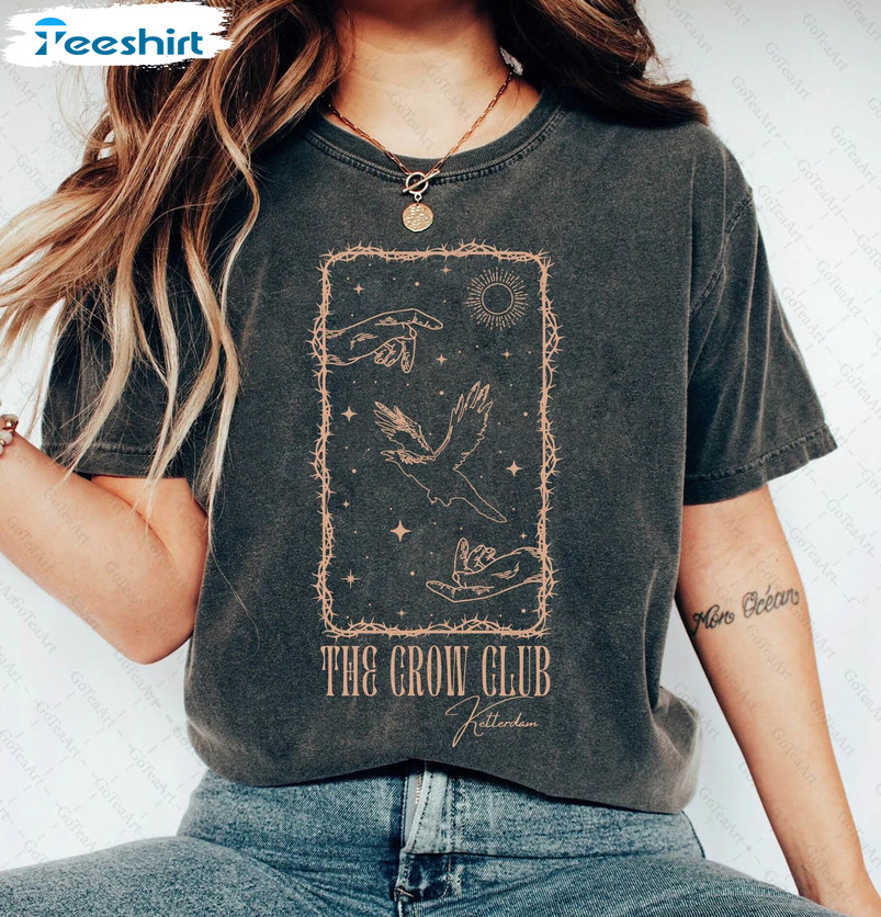 The Crow Club Ketterdam Trendy Shirt, No Mourners No Funerals Ketterdam Unisex Hoodie Crewneck