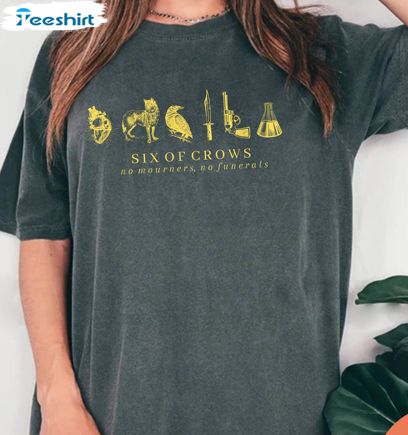 Six Of Crows Trendy Shirt, Ketterdam Crow Club Crewneck Unisex Hoodie