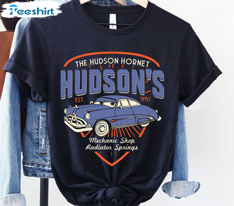 Retro Doc Hudson Hornet Hudson Shirt, Magic Kingdom Park Short Sleeve Unisex T-shirt