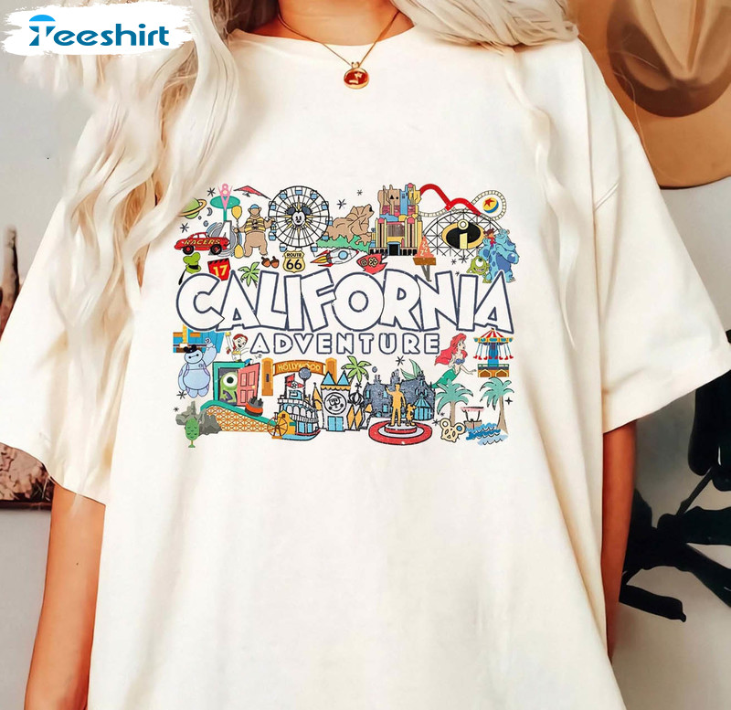 Disneyland California Adventure Cute Shirt, Funny Disney Sweater Unisex Hoodie