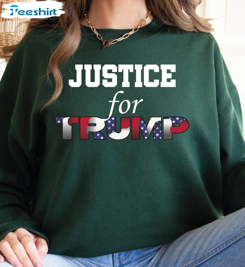 Trump Protest Shirt, Justice For Trump Short Sleeve T-shirt