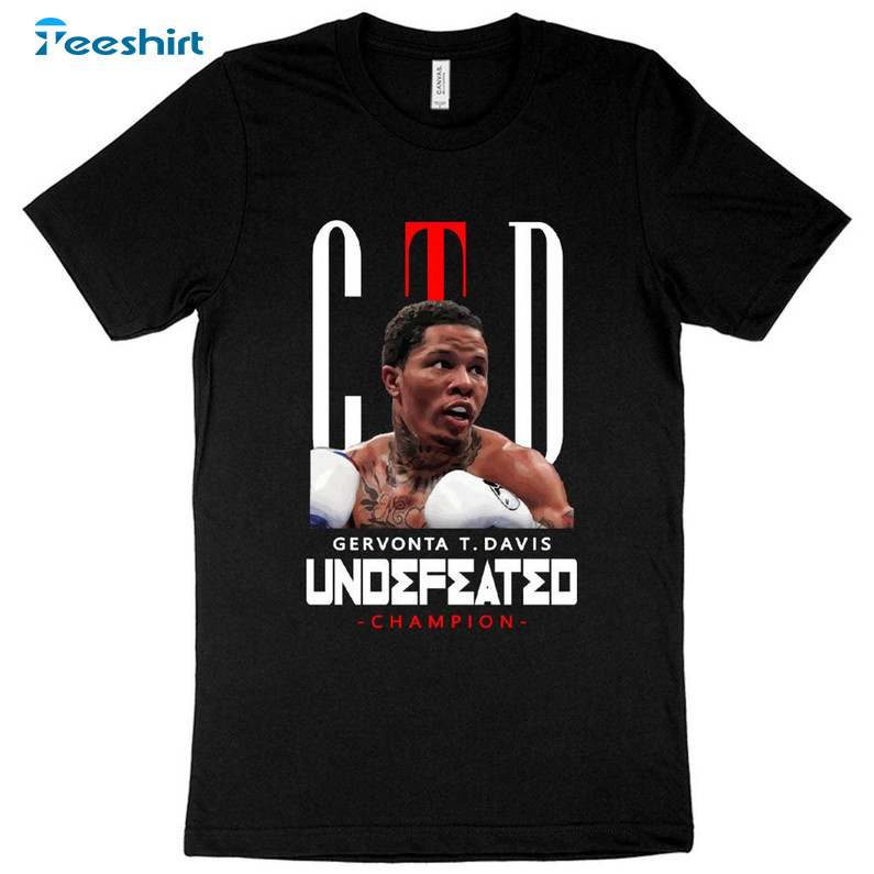 Gervonta Davis Shirt, Ndash Boxing Unisex T-shirt Tee Tops