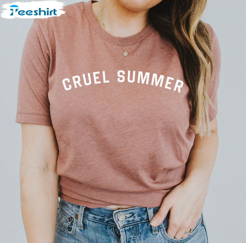 Cruel Summer Trending Shirt, Vintage Eras Tour Short Sleeve Hoodie