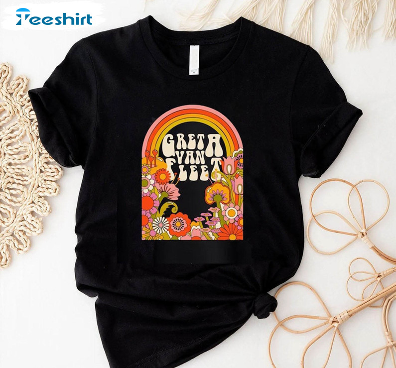 Greta Van Fleet Shirt , Retro Unisex T-shirt Long Sleeve