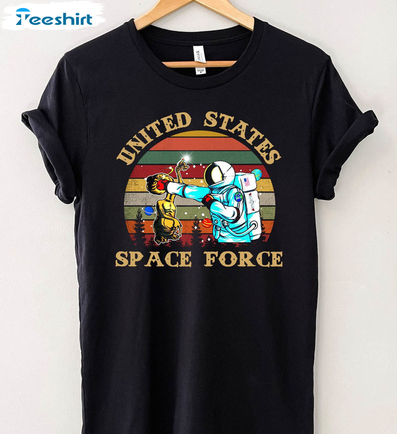 United States Space Force Shirt, Cute Short Sleeve Long Sleeve