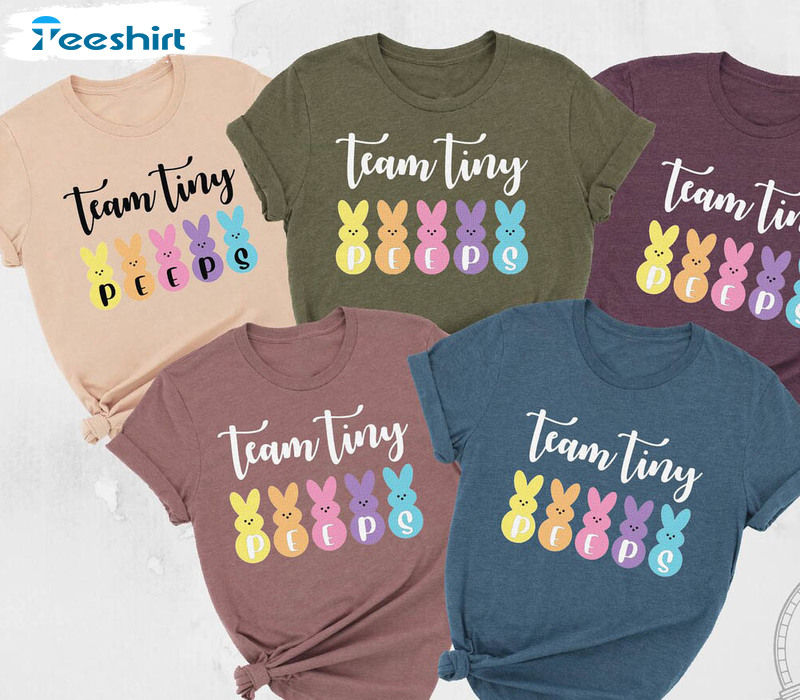 Team Tiny Peeps Shirt, Easter Nurse Tee Tops Unisex T-shirt