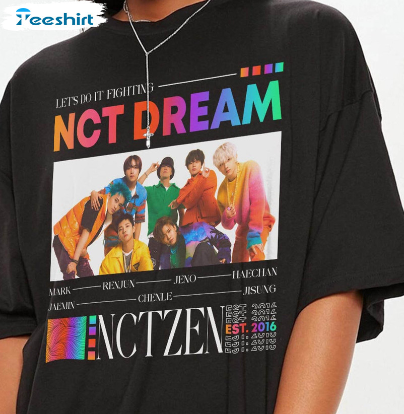 Vinatge Nct Dream Shirt, Korean Pop Unisex Hoodie Crewneck