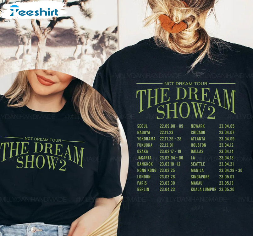 Nct Dream World Tour Shirt, The Dream Show Crewneck Sweatshirt