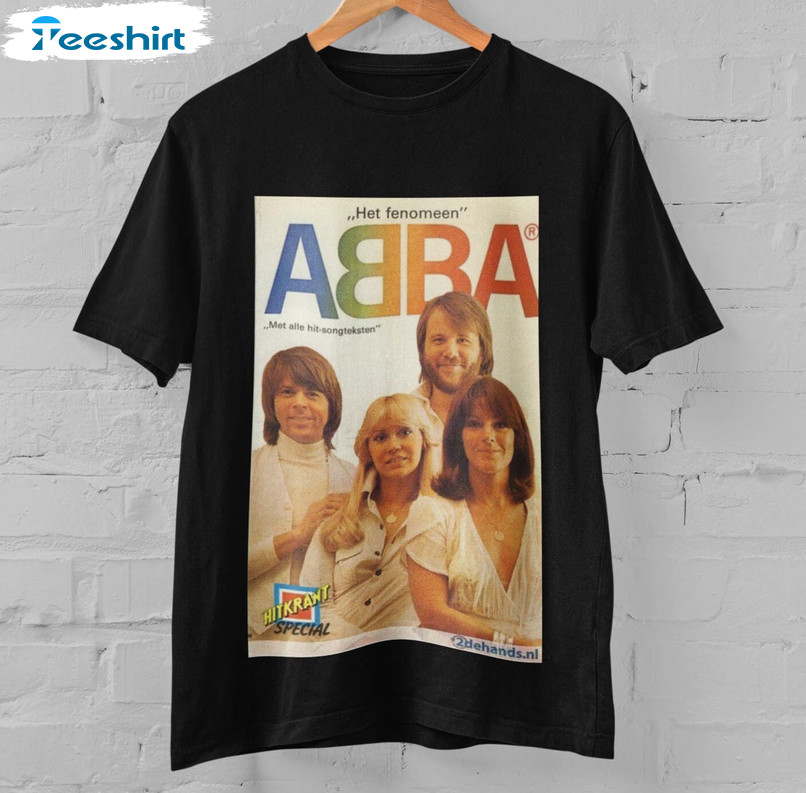 Abba 1979 Vintage Shirt, Dancing Queen Short Sleeve Unisex T-shirt