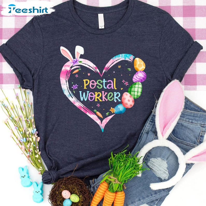 Ostal Worker Easter Cute Shirt, Mail Lady Short Sleeve Tee Tops