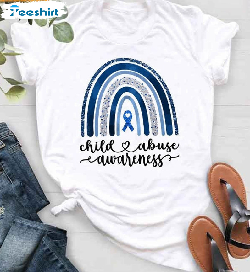 Child Abuse Awareness Shirt, Foster Care Social Worker Short Sleeve Unisex T-shirt