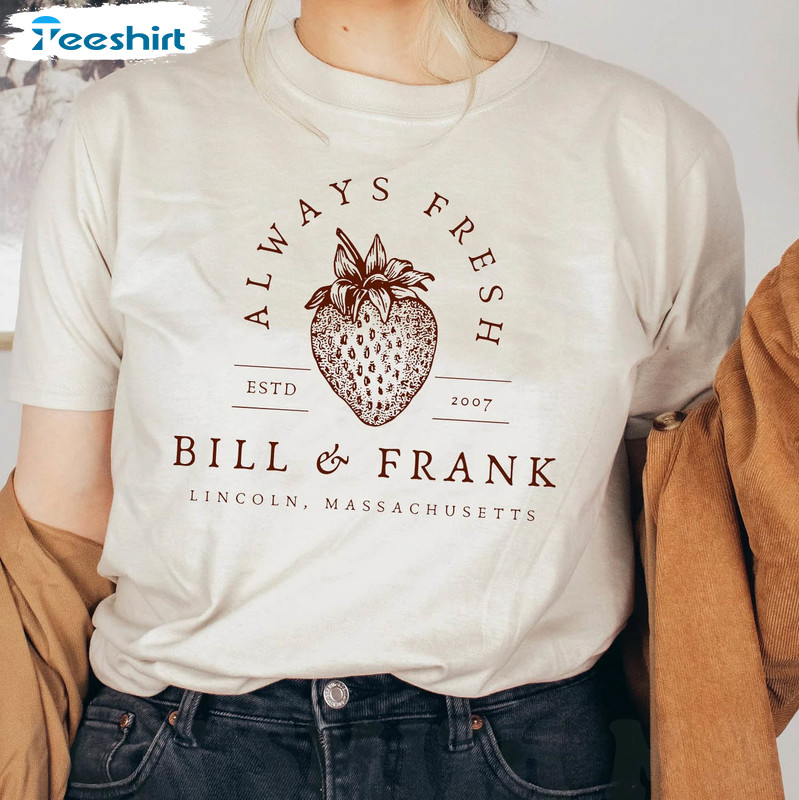 Bill And Frank Strawberry Shirt, The Last Of Us Tee Tops Unisex Hoodie