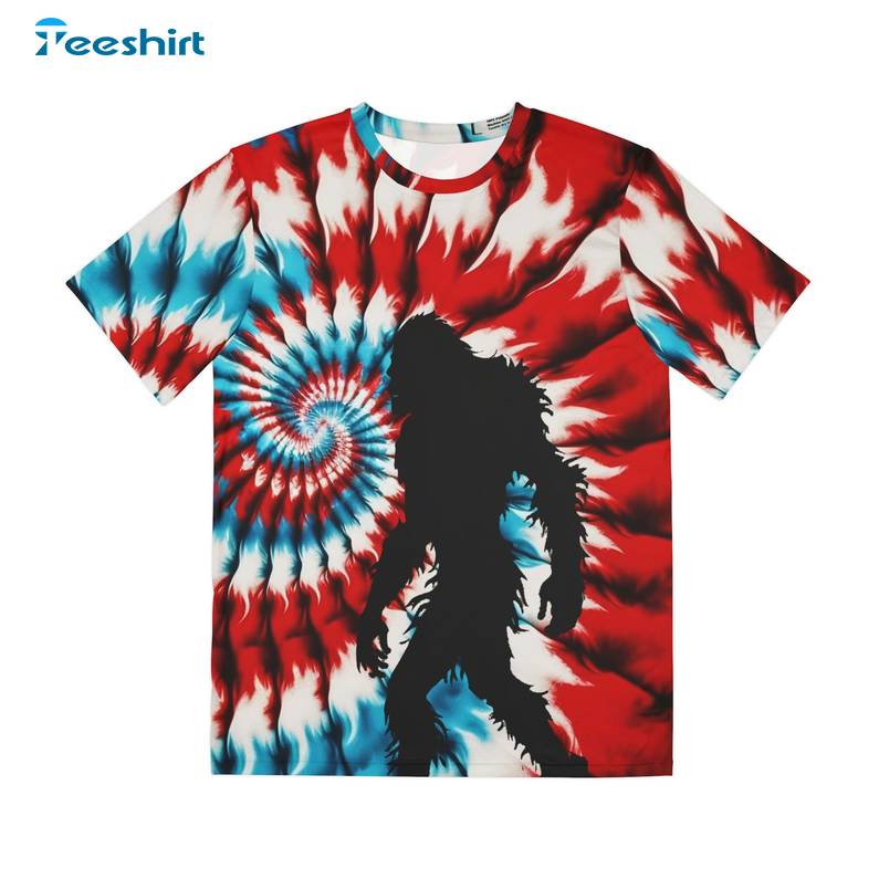 Red White And Blue Tie Dye T-Shirt Unisex