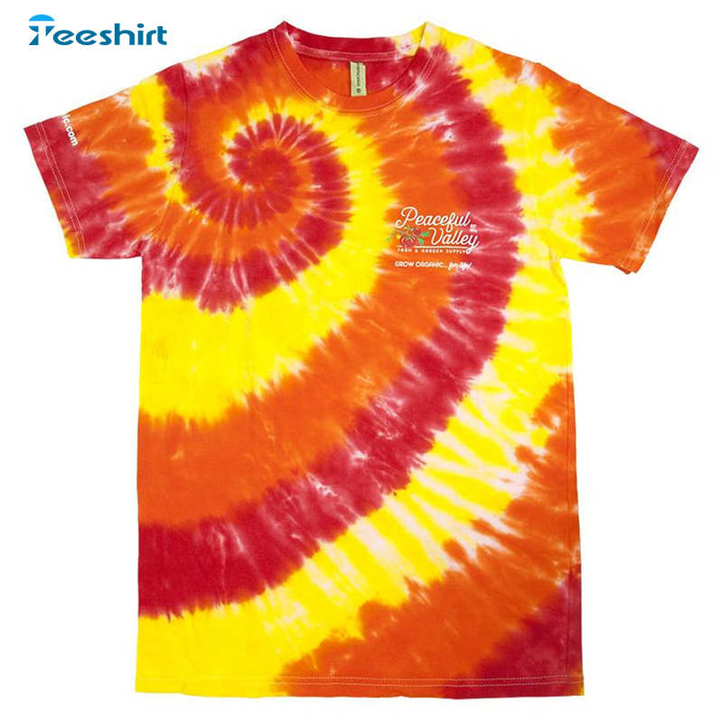Exclusive Sale Yellow And Red Tie Dye Shirt