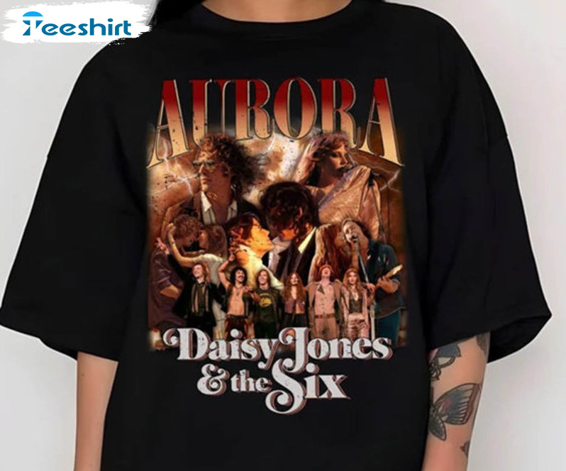 Daisy Jones Aurora World Tour Shirt, Aurora Concert Long Sleeve Short Sleeve