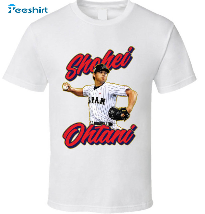 Shohei Ohtani Pitch Shirt, World Baseball Classic 2023 Short Sleeve Hoodie