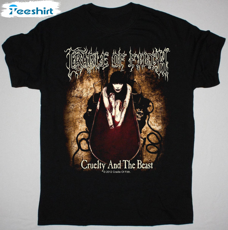 Cradle Of Filth Cruelty And The Beast Shirt, Cradle Of Filth Tour Long Sleeve Sweatshirt
