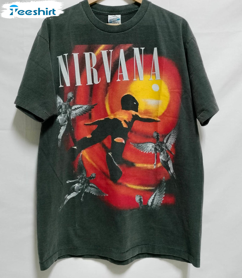 Kurt Cobain Nirvana Shirt, Vintage Long Sleeve Unisex T-shirt