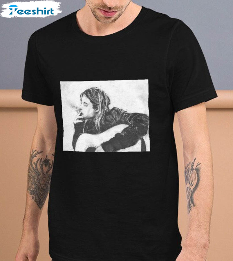 Kurt Cobain Shirt, Grunge Rock Tee Tops Unisex T-shirt