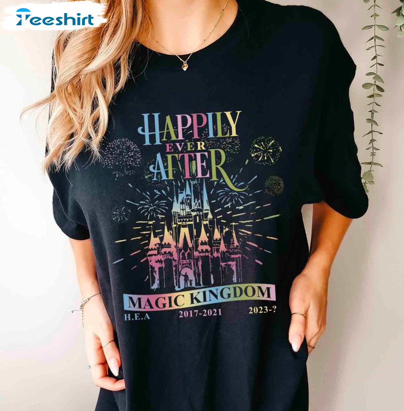Reach Out And Find Your Happily Ever After Disney Shirt, Walt Disney World  Unisex T-shirt Long Sleeve, Disney Gifts For Women