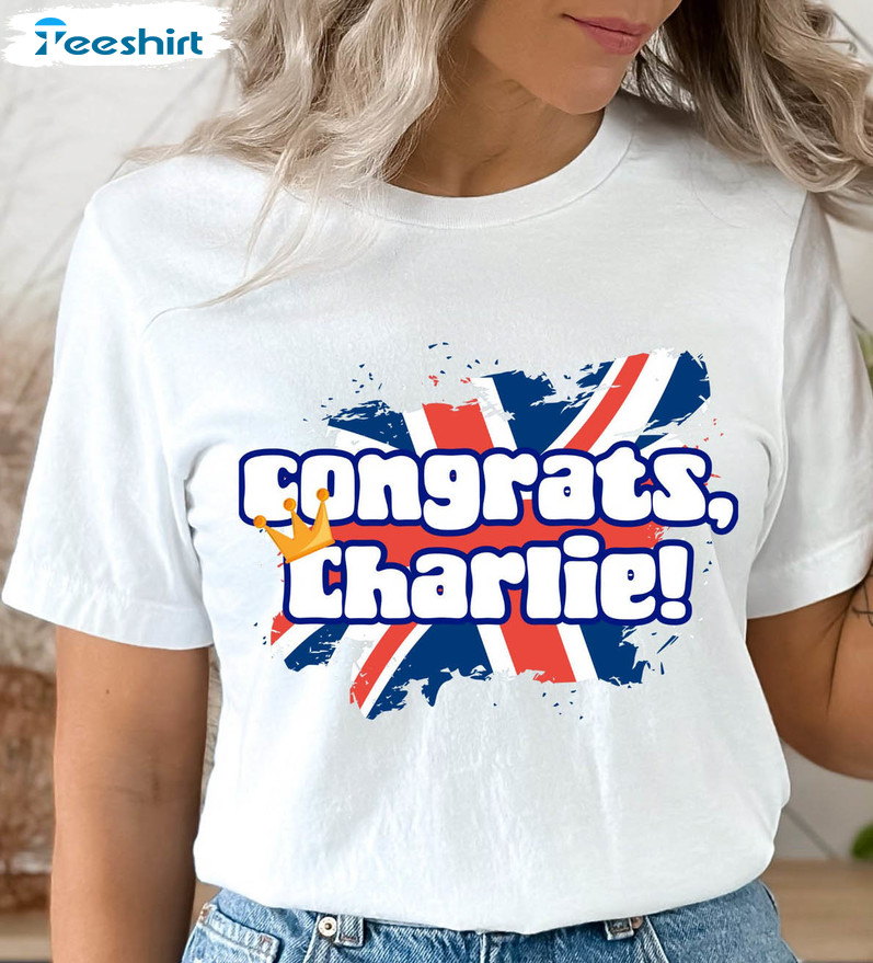 King Charles Coronation Shirt, Vintage Royal Family Charles The 3rd London Tee Tops Crewneck