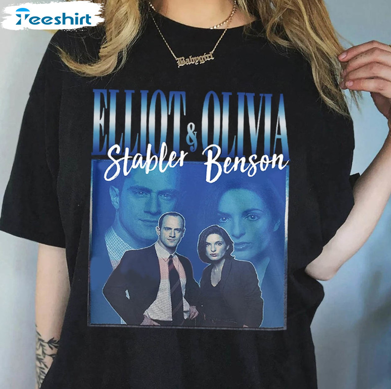 Elliot Stabler Olivia Benson Trending Shirt, Law And Order Svu Sweater Unisex T-shirt