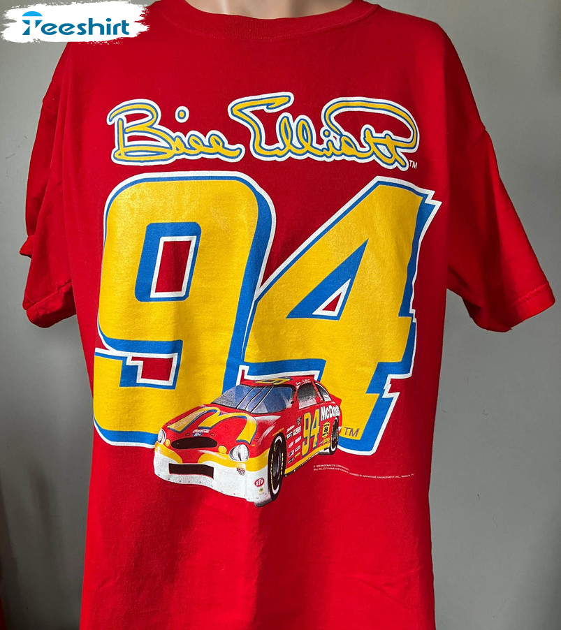 Bill Elliott Mcdonalds Ford Shirt, Display Unisex Hoodie Long Sleeve