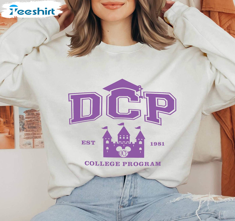 Dcp Sweatshirt, Graduation College Program College Tee Tops Crewneck