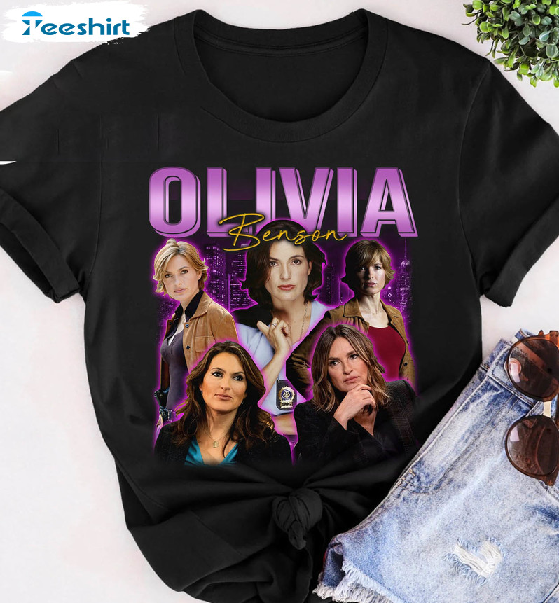 Olivia Benson Trendy Shirt, Olivia Benson And Elliot Stabler Sweater Short Sleeve