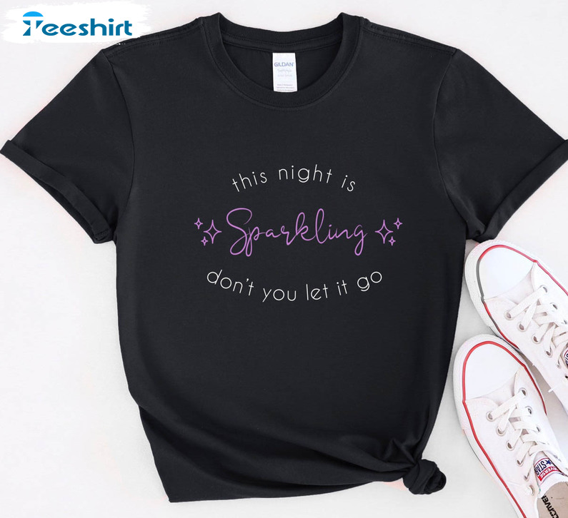 Enchanted This Night Is Sparkling Trendy Shirt, Speak Now Short Sleeve Sweater