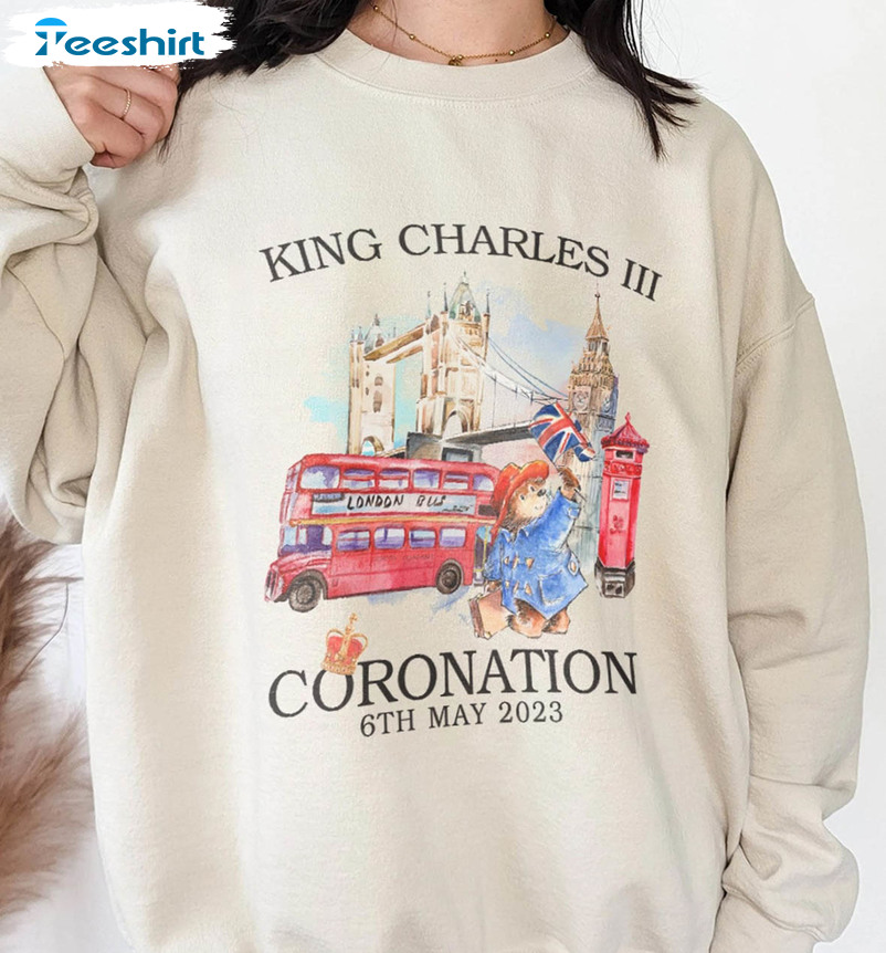 King Charles Iii Shirt, Great British King United Kingdom T-shirt Long Sleeve