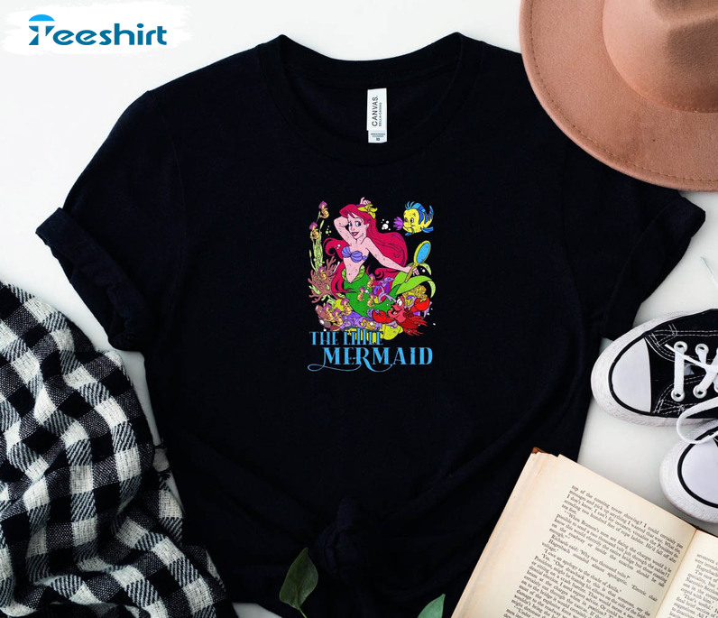 The Little Mermaid Shirt, Disney Girl Crewneck Unisex Hoodie