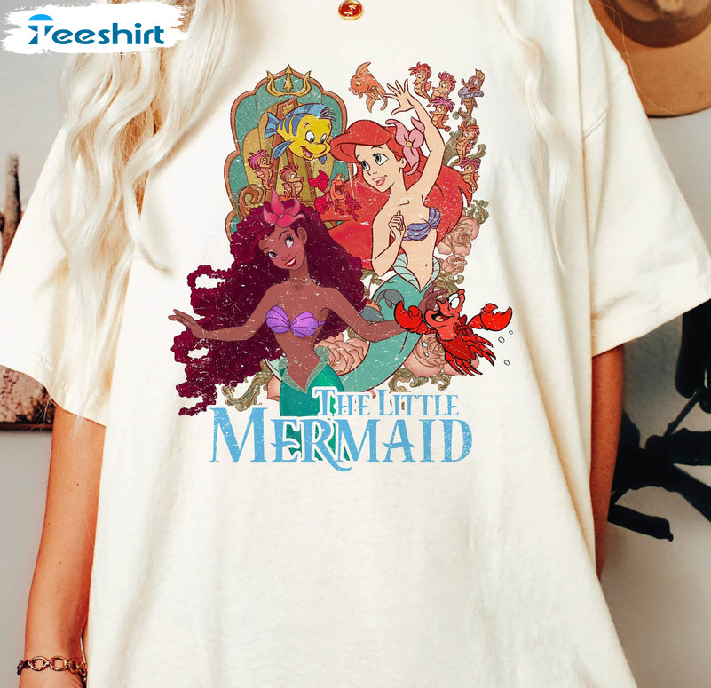 The Little Mermaid Ariel Shirt, Disneyland Trip Tee Tops Crewneck