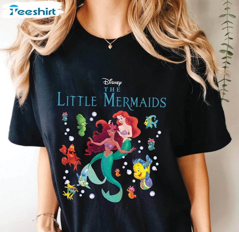 Retro Disney The Little Mermaid Shirt, Ariel Live Action Unisex Hoodie