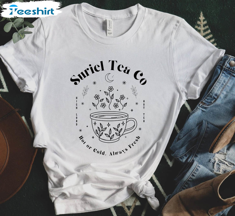 Suriel Tea Co Vintage Shirt, Sarah J Maas Sweater Long Sleeve