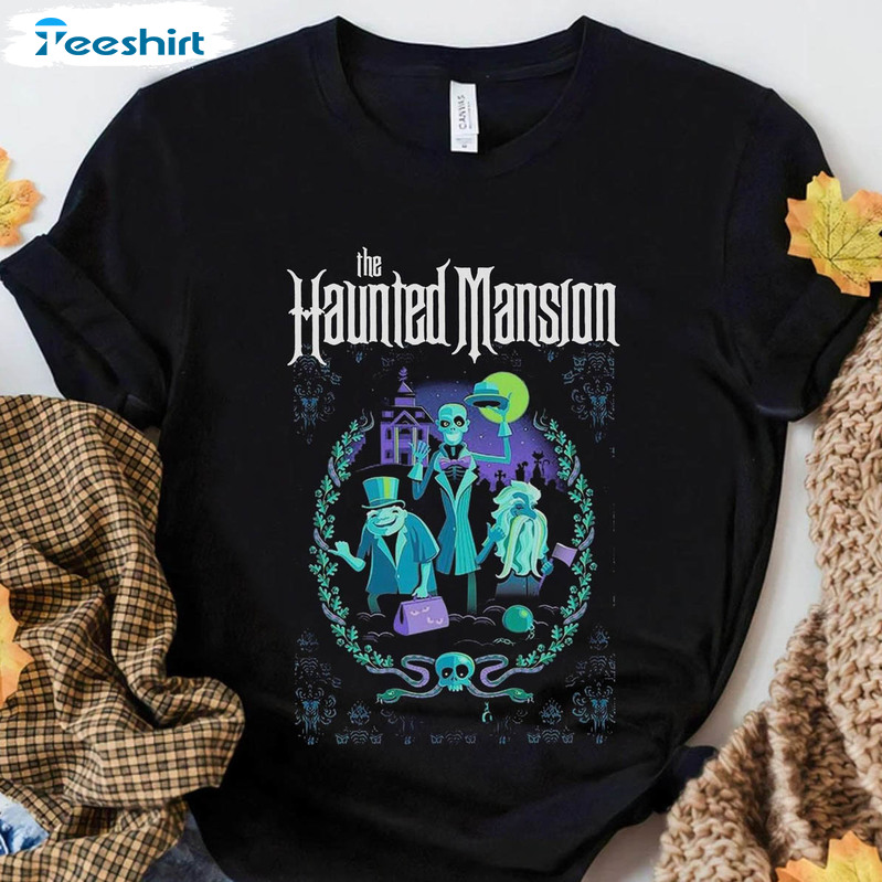 The Haunted Mansion Funny Shirt, Disney Halloween Party Crewneck Sweatshirt